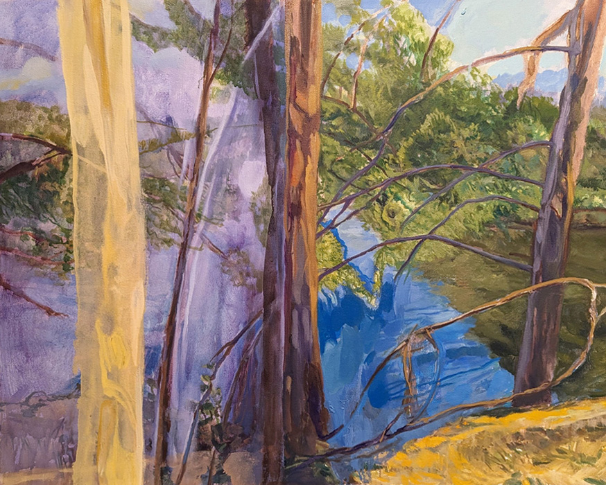 Ghost Tree, oil on canvas, 24 x 30